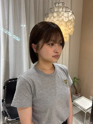 ショート 勝山 雪菜のヘアスタイル