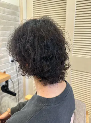 パーマ メンズ ✄折橋 彩花🐶🍑のヘアスタイル