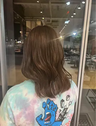 セミロング カラー 🔥メンズパーマ🔥 鈴木 翔斗のヘアスタイル