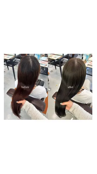 ロング カラー はがいふみか/ モデルさん募集中のヘアスタイル