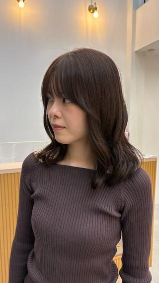 カラー 齋藤 そらのヘアスタイル