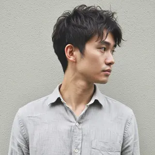 ショート カラー パーマ メンズ 🎸下北沢メンズ 人気◎🎸工藤達哉のヘアスタイル