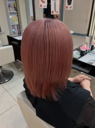 ミディアム カラー 💎ハイトーン× 透明感カラー Rioのヘアスタイル
