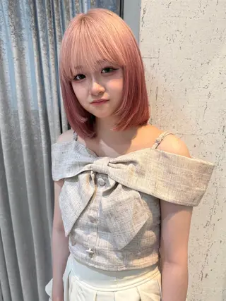 ミディアム カラー mai / linoah˚✧のヘアスタイル