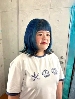 セミロング カラー 🎗️かとう しほ🎗️のヘアスタイル