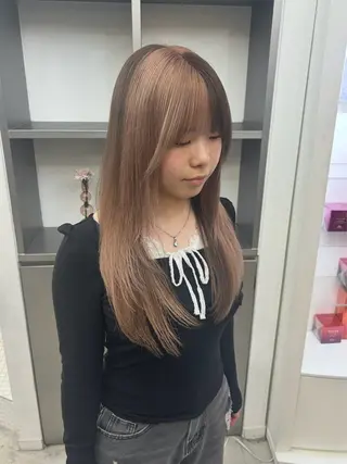 ロング MiRI💜地毛級 エクステ✖似合わせ技のヘアスタイル