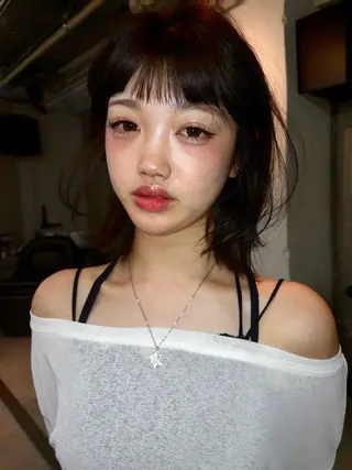 ショート miu🪅縮毛矯正 モデル募集のヘアスタイル