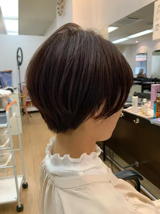 ショート カラー IORI #韓国ヘア#髪質改善のヘアスタイル