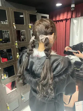 ロング 量産ヘアセット/ ヘアメAyakaのヘアスタイル