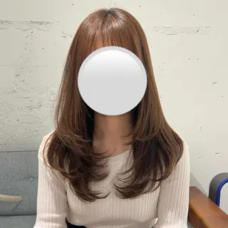 ロング 峯田 優花のヘアスタイル