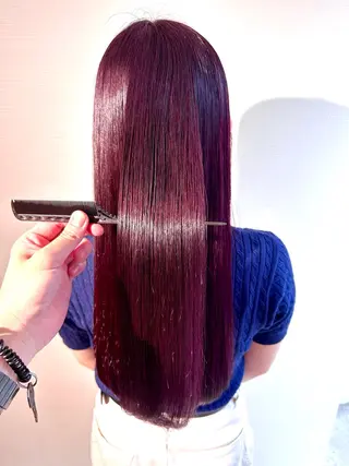 ロング カラー 🌈ハイトーン髪質改 善🌈polon🌟のヘアスタイル