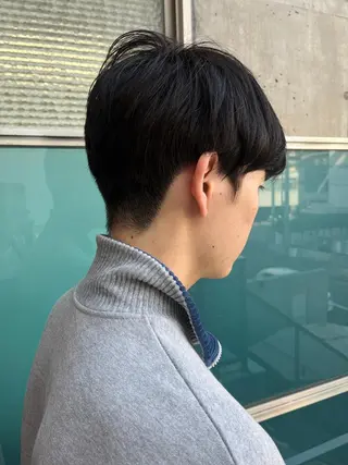 ショート カラー パーマ ヘアアレンジ メンズ キッズ ネイル マツエク・マツパ アイブロウ 久木原 ゆりのヘアスタイル