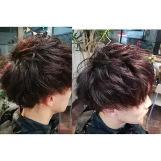 ショート パーマ 安里 大のヘアスタイル