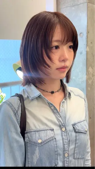 ミディアム カラー ラフで可愛いヘア 🐈‍⬛Rukaのヘアスタイル