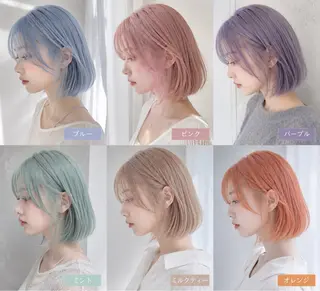 ショート カラー 💖艶ハイトーン髪質 改善💖ケンシンのヘアスタイル