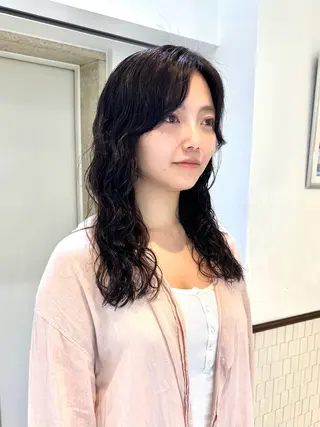 ロング パーマ 🌀デジタルパーマ ボブ　萩原　龍のヘアスタイル