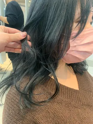 ミディアム カラー Takahashi Yuriのヘアスタイル
