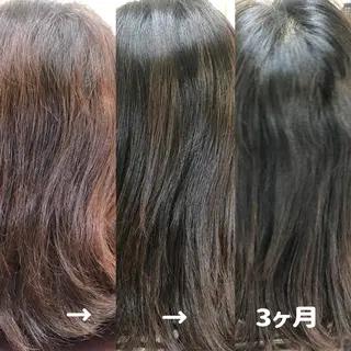 ミディアム リラクゼーション ヘナサロンのヘアスタイル