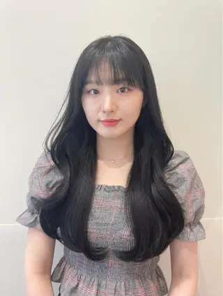 ロング ❤︎︎韓国ヘア❤︎︎ 𝑺𝒉𝒊𝒉𝒐のヘアスタイル