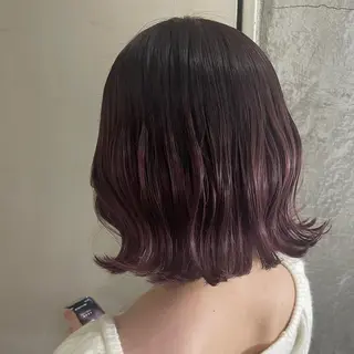 ミディアム カラー 吉村 夏椰のヘアスタイル