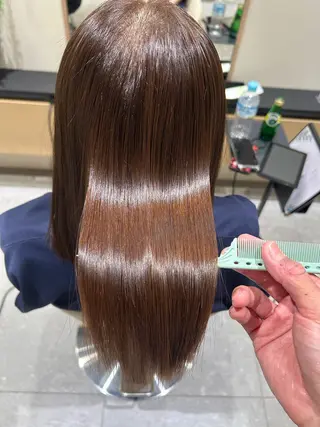 ロング カラー 柳澤 武宏のヘアスタイル