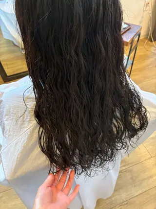 ロング パーマ 清水 美香のヘアスタイル