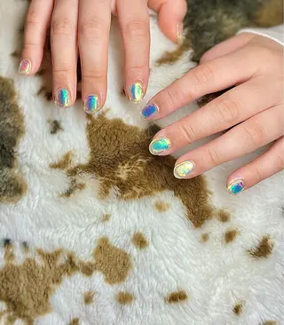 ショート カラー パーマ ヘアアレンジ メンズ キッズ ネイル マツエク・マツパ el. by Aoのネイルデザイン