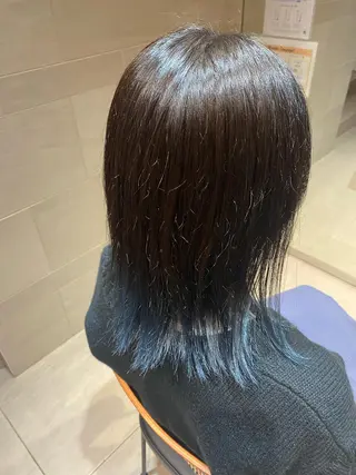 ミディアム カラー 髪質改善/カラー/ カット/富岡佑麻のヘアスタイル