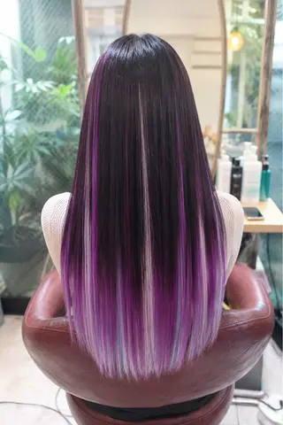 ロング カラー 佐伯 りょうのヘアスタイル
