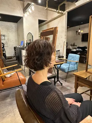ショート パーマ 🦖ノザワ リンカ🦖のヘアスタイル