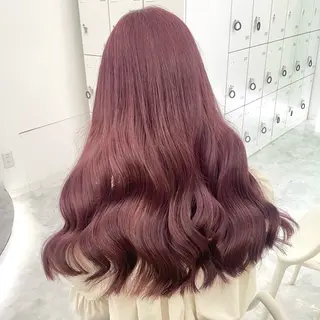 ロング カラー ヘアアレンジ ♥️暖色支持多数 ♥️銀座 mioのヘアスタイル