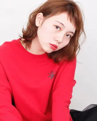 ミディアム 中野 恵脩のヘアスタイル