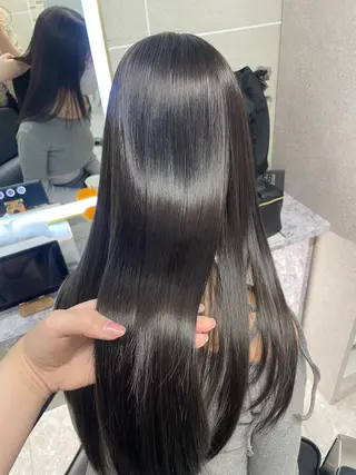 ロング 盛れる韓国ヘア / カワラギアユミのヘアスタイル