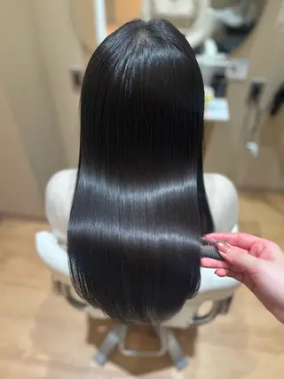 セミロング 中島愛佳🐥⸒⸒ 縮毛矯正/艶髪カラーのヘアスタイル