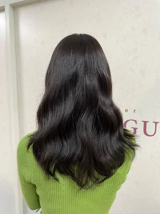 ロング ヘアアレンジ ﾅﾁｭﾗﾙ艶ｶﾗｰ 戸田めぐみのヘアスタイル