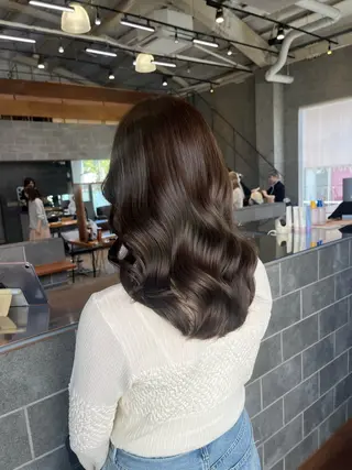 ロング カラー ヒラノホナミ 🫧透ける艶髪🫧のヘアスタイル