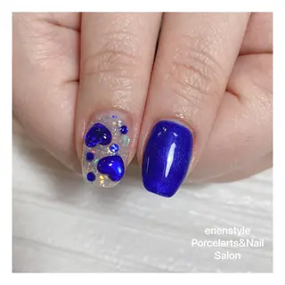ミディアム ネイル 🐾enen style 🐾のネイルデザイン
