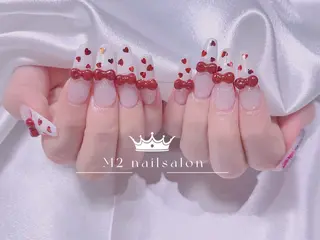 ネイル 長さだし専門店 M2 rikaのネイルデザイン