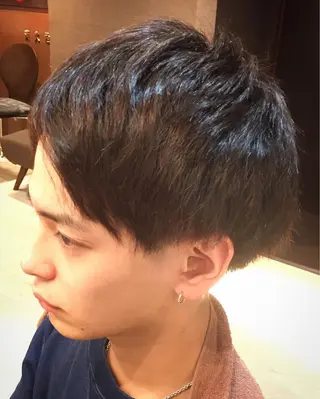 ショート メンズ 熊谷 奈菜のヘアスタイル