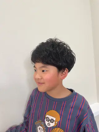パーマ キッズ Re room. erikaのヘアスタイル