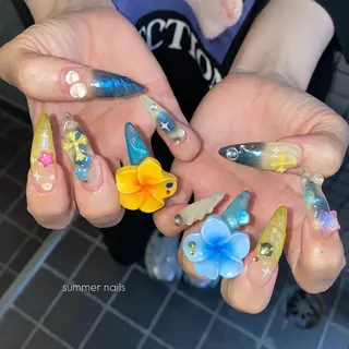 ネイル nano/きもかわ nail🐬🫧のネイルデザイン