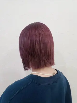 ショート 🤍透明感カラー︎ 🤍YUURI🤍のヘアスタイル
