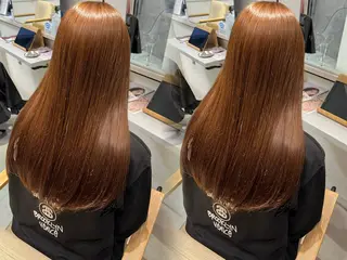 ロング カラー ayaka🫧 梅田ダブルカラーのヘアスタイル