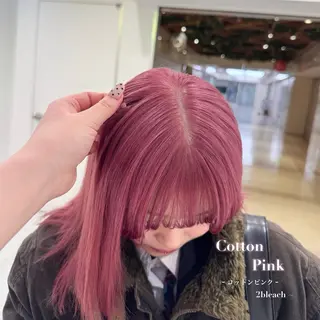 ロング カラー カットパーマモデル 募集🎀SHIONEのヘアスタイル