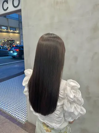 ロング カラー 前野 祥太のヘアスタイル