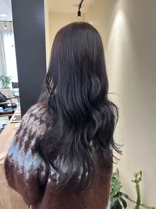 ロング カラー hubhair レイヤー/透明感のヘアスタイル