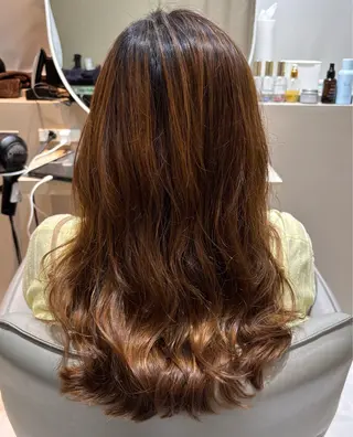 ロング endo susumuのヘアスタイル