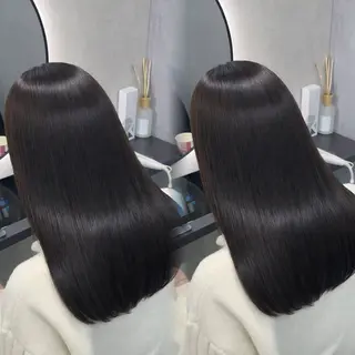 セミロング カラー ヘアアレンジ 新宿 /髪質改善/ レイヤー/ヒュウガのヘアスタイル