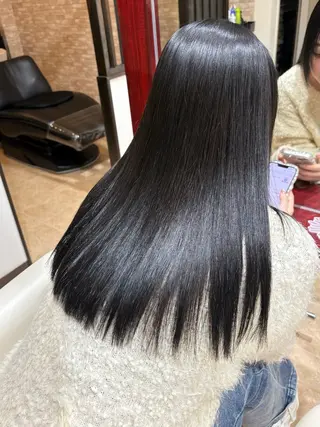 ロング カラー パーマ 衛藤 澄玲のヘアスタイル
