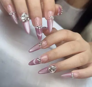 ネイル By moonネイル 🌷ワンホン/韓国風のネイルデザイン
